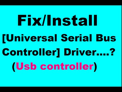 Universal Push Usb Controller Driver